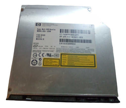 Dvd Rw Hl-dt-st Gsa-u20n Dvd Rw Sata Slim 8x Dual (Reacondicionado)