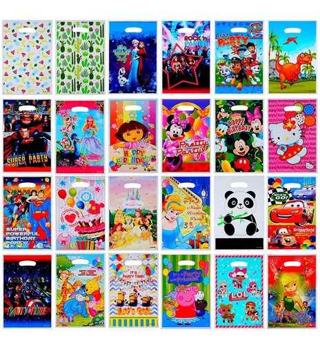 Imagen 3 de 6 de Bolsa Bolsita Cotillón Fiesta Regalo Infantil Cola Sirena