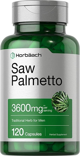 Saw Palmetto Sabal Palmito Prostata 3600mg 120 Caps 