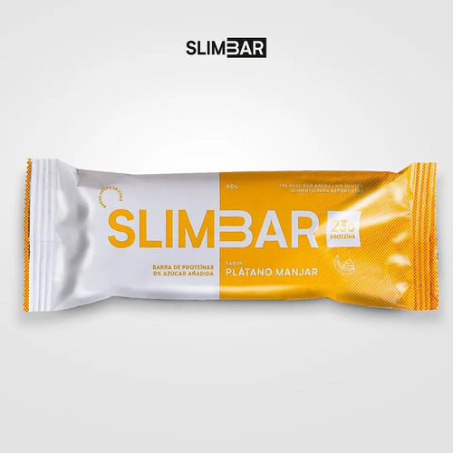 Barra De Proteina Slimbar 60 Gr Platano Manjar