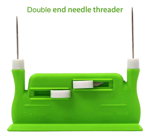 Enhebrador De Agujas Automático De 2 Piezas, Enhebrador
