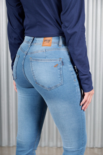 Pantalon Semi Oxford Cenitho Bio Stone Claro Con Bigotes