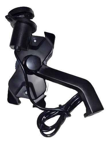 Soporte De Celular Para Moto Con Cargador Usb 2 Amperes Color Negro