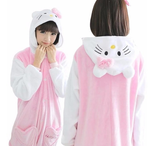 Hello Kitty Gatinha Pijama Macacão Kigurumi - Pronta Entrega