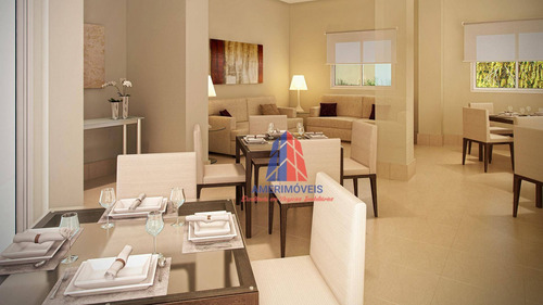 Apartamento Com 2 Dormitórios À Venda, 69 M² Por R$ 350.000 - Residencial Clube Colorê - Vila Belvedere - Americana/sp - Ap1063