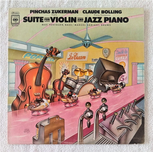 Claude Bolling Y Pinche Zukerman Lp Suite Violin Jazz Piano