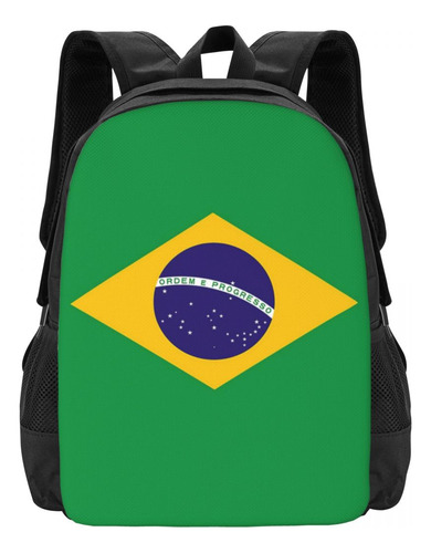 Mochila Con La Bandera De Brasil Para Niñas Y Niños, Mochila