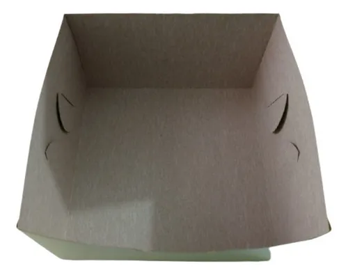 Cajas De Carton Tortas 14x14 Color Verde X 5 Unidades