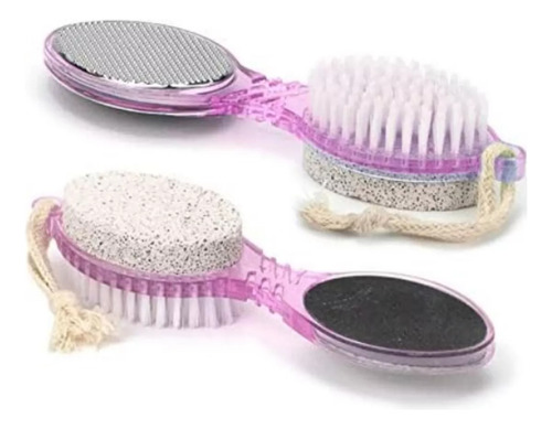 Cepillo Exfoliador Para Pies 4 En 1 Con Piedra Pómez Elimina Callos Dureza Y Deja La Piel Suave Y Renovada Ohmyshop