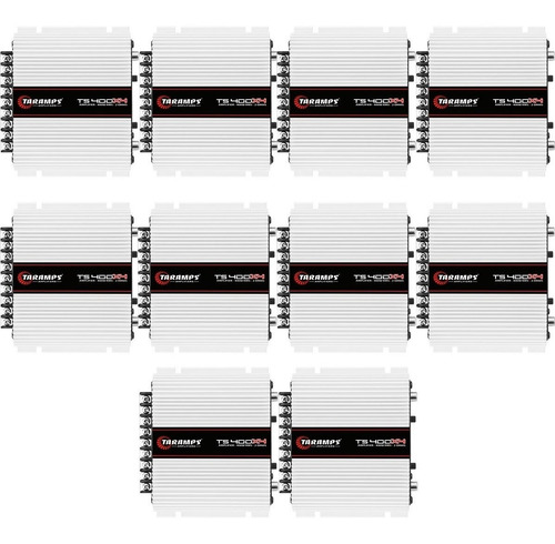 Kit 10 Modulos Taramps Ts 400x4 2 Ohm 400 W Rms 400 Atacado