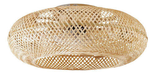 Ventilador De Techo Con Luz Ajustable Estilo Bohemio,