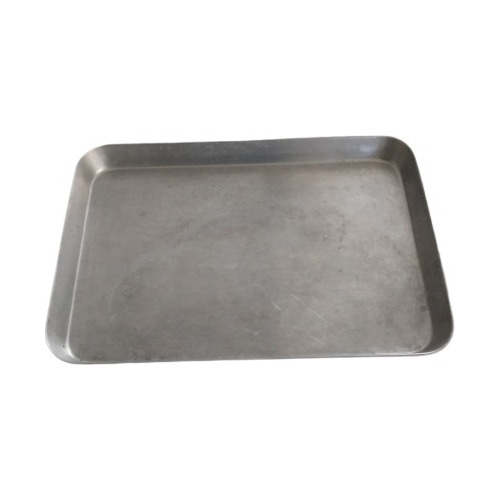 Bandeja Charola Grande De Aluminio 40 Cm X 29 Cm X 3 Cm