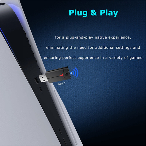 Adaptador De Jogos Sem Fio Para Controle Ps5 Ps4 Qrd N5 S3