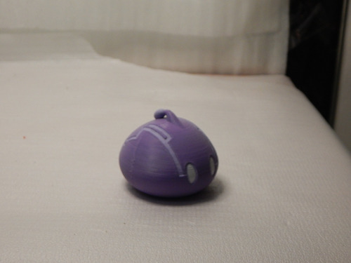 Genshin Impact Electro Slime Figura Impresion 3d Pixelados_