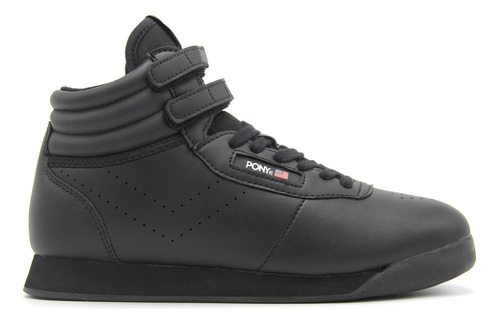 Zapatilla Mujer Urbano Pony Cl-808 Negro