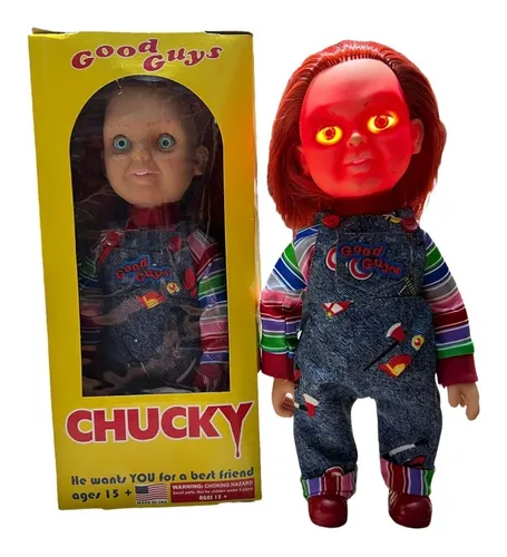 Muñeco Diabolico Chucky Cuerpo Quemado Articulado 40 Cm