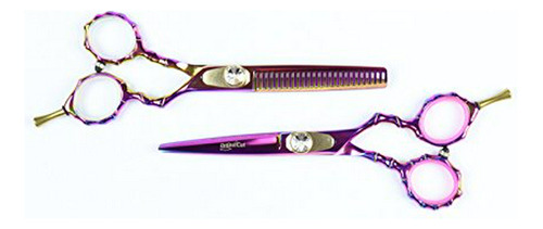 Hair Cutting Scissors, Titanium Coated 5.5  Professional Bar