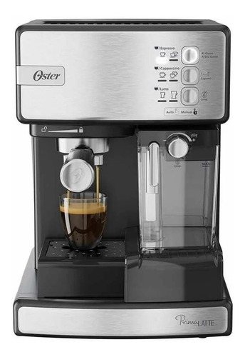 Imagen 2 de 3 de Cafetera Oster Espresso Latte Capuccino Bvstem6602ss-013