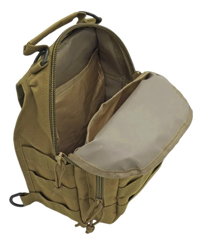Mochila Cierre Excelente Material, Mxubb-005, 5pzas, Capacid Color Marrón Claro Diseño De La Tela Tela Militar Oxford 600d