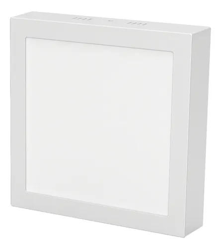 comprar Plafón Led Panel 24w Luz Día Fría Cuadrado 29cm Superficial Color Blanco