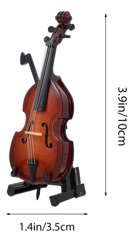 Modelo De Mini Instrumento De 1 Peça Mini Bass Adornment Del