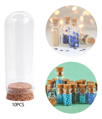 Nuevo 10 Peças Cúpulas De Vidro Frascos De Sino Cloche Com