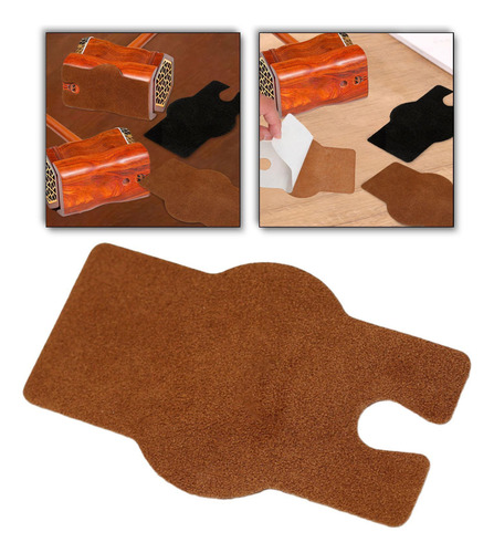 Erhu Pad Mat De Silenciamiento Practical Pad Soft Un Marrón