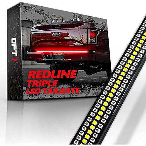 Barra De Luz Trasera Led De Triple Fila Redline De 48 ,...