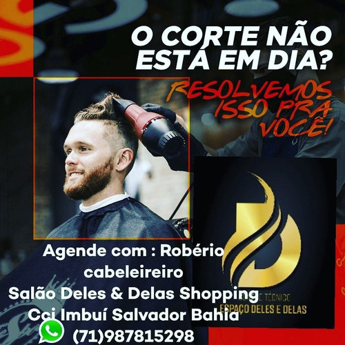 Imagem 1 de 1 de Corte De Cabelo Masculino E Feminino