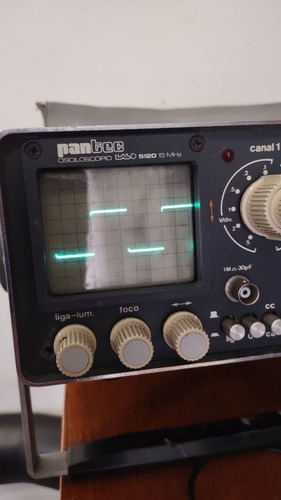 Antigo Osciloscópio Analógico 2 Canais Pantec 5120 15mhz (Usado)