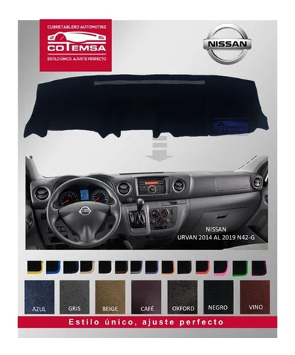 Cubretablero Automotriz Nissan Urvan 2014 Al 2019 N42-g