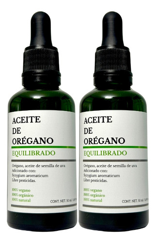 Aceite De Orégano - Labotanics. 50 Ml 2 Pz