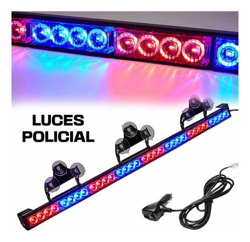 Luces Policial Para Parabrisas Interno