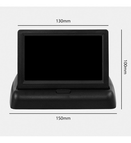 Imagen 6 de 7 de Pantalla Del Monitor 4.3 PuLG. Rca Standard Video
