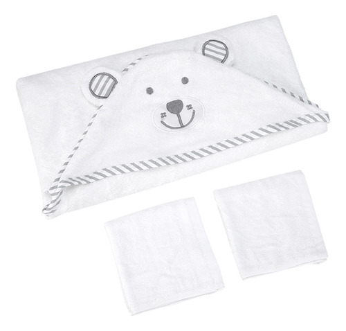 Toalla De Baño Bear Baby Baby Nature, Pañuelo Para Niños Peq