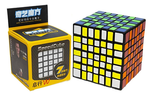 Cubo Rubik Qiyi 7x7 Fondo Negro Speed Cube Original