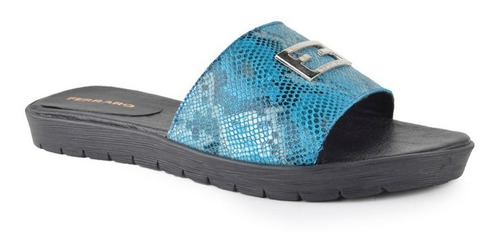Imagen 2 de 4 de Zuecos Zapatos De Mujer Sandalias Salinas - Ferraro