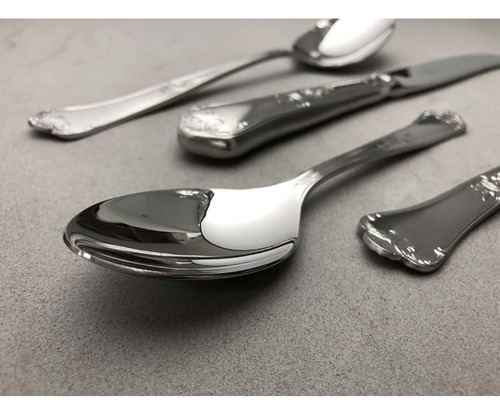 Kit 12 Colheres De Sobremesa Hercules Classique Inox 493-004
