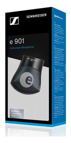 Imagen 2 de 2 de Micrófono Sennheiser E 901 Condenser Color Negro