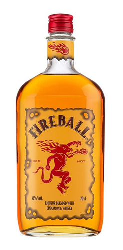 Imagen 1 de 1 de Fireball Cinnamon Whisky 750 Ml