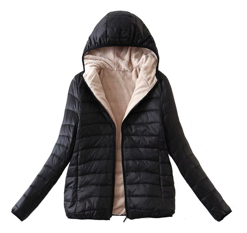 Chaqueta Polar De Algodón C Plus Para Mujer, Cálida, De Forr