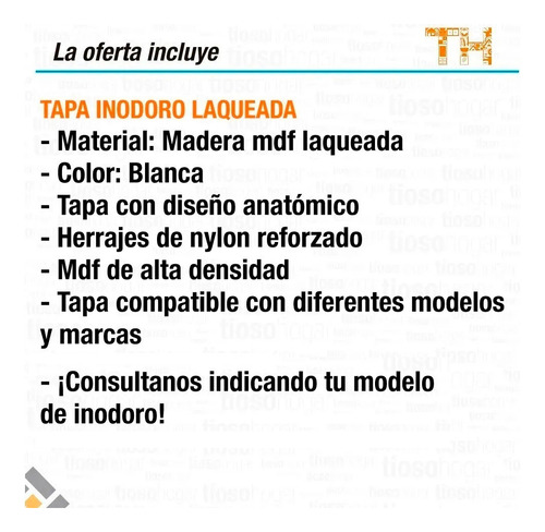Imagen 6 de 10 de Asiento Inodoro Tapa Madera Laqueada Herraje Nylon Pvc