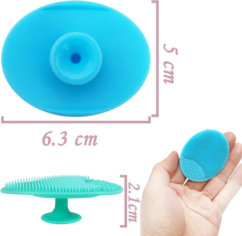 Cepillo Exfoliante Facial De Silicona, Cepillo De Baño Para