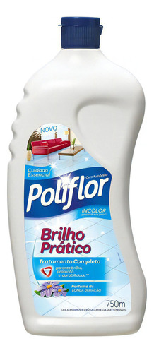 Cera Líquida Brilho Prático Poliflor Incolor 750ml