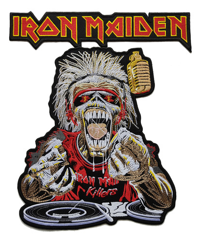 Parche Bordado Eddie Edward The Head Mascota Iron Maiden