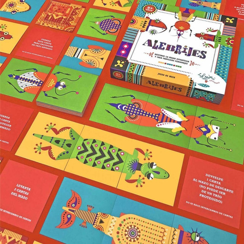 Juego De Estrategia Azahar Asociación. Alebrijes 70 Tarjetas