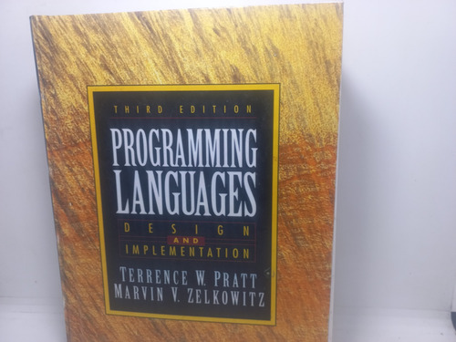 Livro - Programming Languages - Terrence W. Prat - Gb - 1604