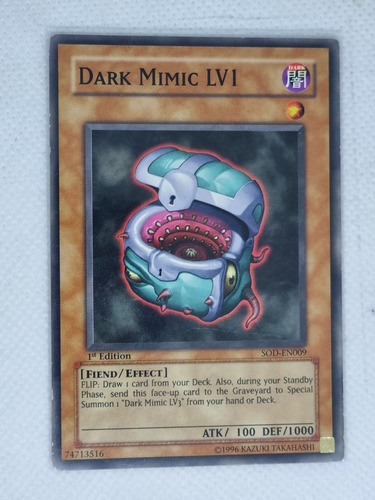 Dark Mimic Lv 1 Yugioh