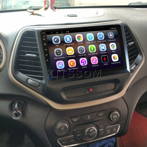 Central Multimídia Jeep Cherokee Android 9