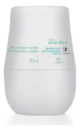 Antitranspirante roll on Natura Erva Doce erva doce